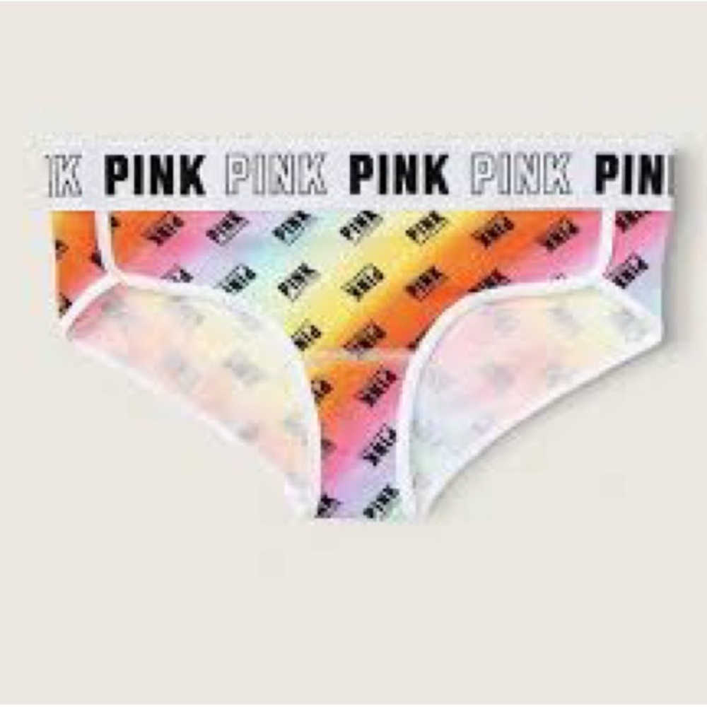 ‼️NWT‼️Victorias Secret Pink Hipster Panty Size Medium Multicolored